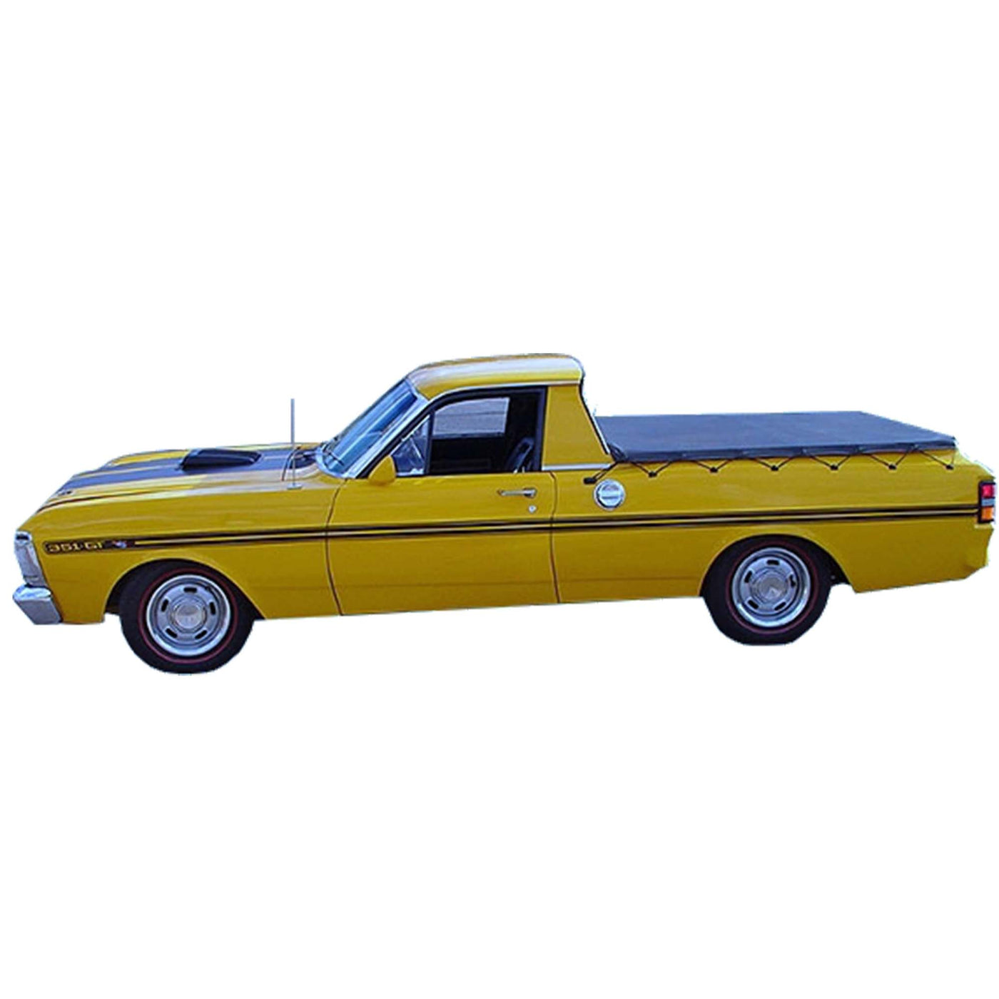 Aussie Tonneaus Continuous Rope Tonneau Cover To Fit Ford Falcon XA XB XC Single Cab(1971 to 1979) 