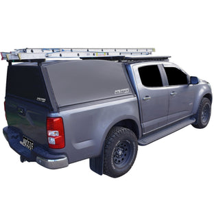Aussie Tonneaus Wildback Soft Ute Canopy With Ladder Racks To Fit Isuzu D-Max Dual Cab (July 2012 to August 2020) 