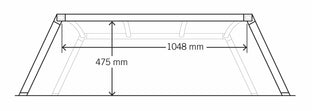 Wildback Soft Ute Canopy With Ladder Racks To Fit Nissan Navara NP300/D23 Dual Cab (July 2015 to February 2021)
