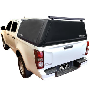Aussie Tonneaus Wildback Soft Ute Canopy With Ladder Racks To Fit New Isuzu D-Max Dual Cab (September 2020 to Current) 