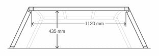 Wildback Soft Ute Canopy With Ladder Racks To Fit LDV T60 / T60 Max Dual Cab (2017 to Current)