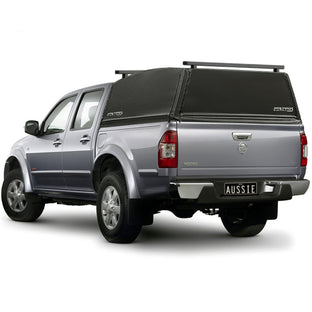 Wildback Soft Ute Canopy With Ladder Racks To Fit Holden Rodeo RA Dual Cab (2003 to 2008)
