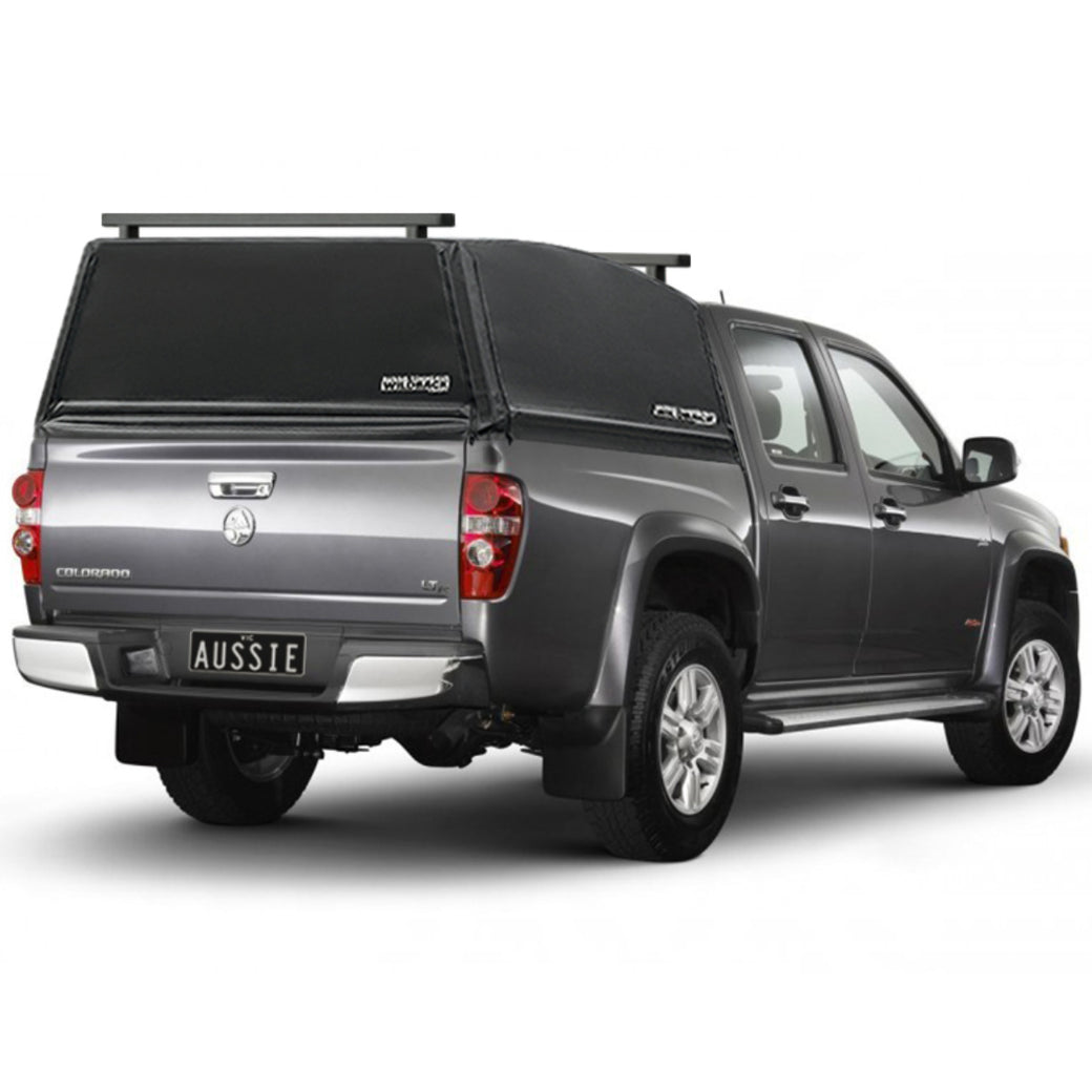 Wildback Soft Ute Canopy With Ladder Racks To Fit Holden Colorado RC Dual Cab (2008 to May 2012)