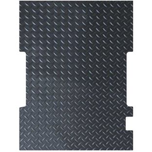 Aussie Tonneaus Checker Plate Rubber Ute Mat To Fit Ford Falcon AU-BF Single Cab Fitted with Factory Tub Liner (1999 to May 2008) 