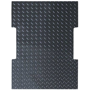 Aussie Tonneaus Checker Plate Rubber Ute Mat To Fit Ford Falcon FG Single Cab Fitted with Factory Tub Liner (2008 to July 2016) 