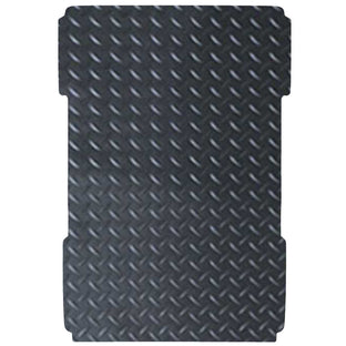 Aussie Tonneaus Checker Plate Rubber Ute Mat To Fit Holden Commodore VE-VF Single Cab Fitted with Factory Tub Liner (2007 to 2018) 