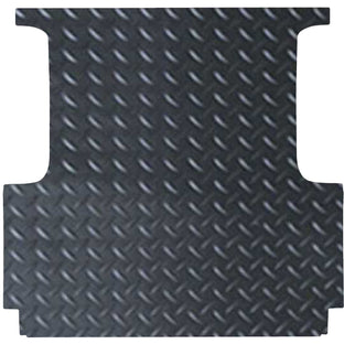 Aussie Tonneaus Checker Plate Rubber Ute Mat To Fit Nissan Navara NP300 D23 Dual Cab (July 2015 to February 2021) 