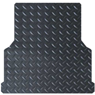 Aussie Tonneaus Checker Plate Rubber Ute Mat To Fit Holden Colorado RG Dual Cab Fitted with Factory Tub Liner (July 2012 to 2020) 