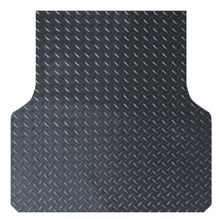 Aussie Tonneaus Checker Plate Rubber Ute Mat To Fit Isuzu D-Max Dual Cab Fitted with Factory Tub Liner (September 2020 to Current) 