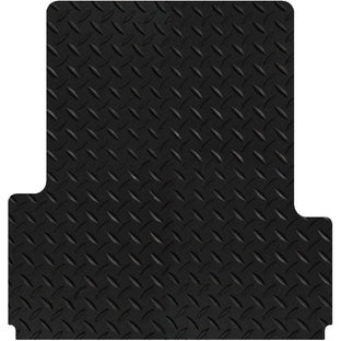 Aussie Tonneaus Checker Plate Rubber Ute Mat To Fit Mahindra Pik-Up Dual Cab Fitted with Factory Tub Liner (2018 to Current) 
