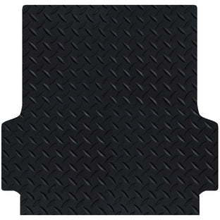 Checker Plate Rubber Ute Mat To Fit Ford Next Gen Ranger Dual Cab Fitted with Factory Plastic Tub Liner (July 2022 to Current)