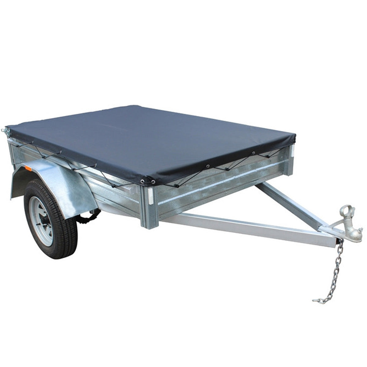 Aussie Tonneaus Universal Rope Box Trailer Tonneau Cover To Fit 8' x 4' Box Trailers 