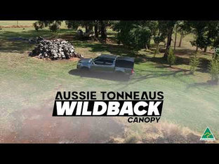 Wildback Soft Ute Canopy With Ladder Racks To Fit Ford Ranger PX Dual Cab (Nov 2011 - June 2022)